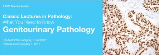 2019 Classic Lectures in Pathology: What You Need to Know: Genitourinary Pathology (CME Videos)