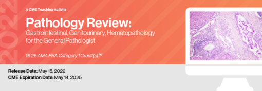 Pathology Review: Gastrointestinal, Genitourinary and Hematopathology for the General Pathologist 2022 (CME VIDEOS)