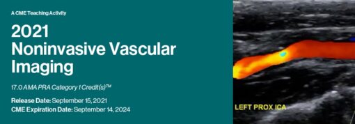 2021 Noninvasive Vascular Imaging (CME VIDEOS)