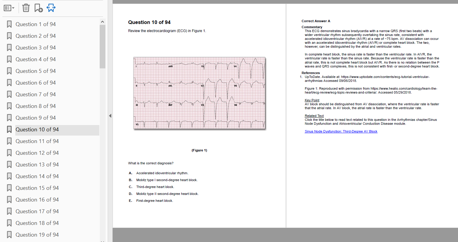 ACCSAP – Adult Clinical Cardiology Self-Assessment Program 2021