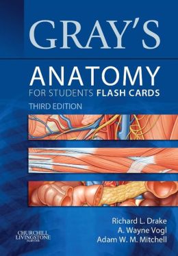 Gray’s Anatomy for Students Flash Cards 3rd Edition