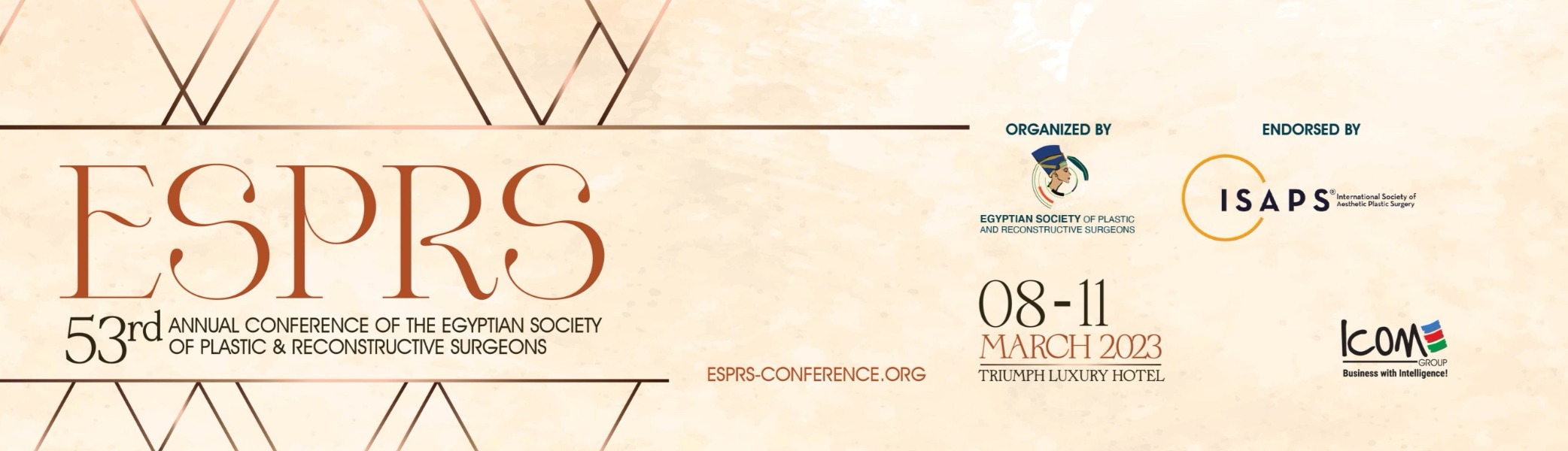 Egyptian Society of Plastic and Reconstructive Surgeons 53rd ESPRS Annual Conference 2023