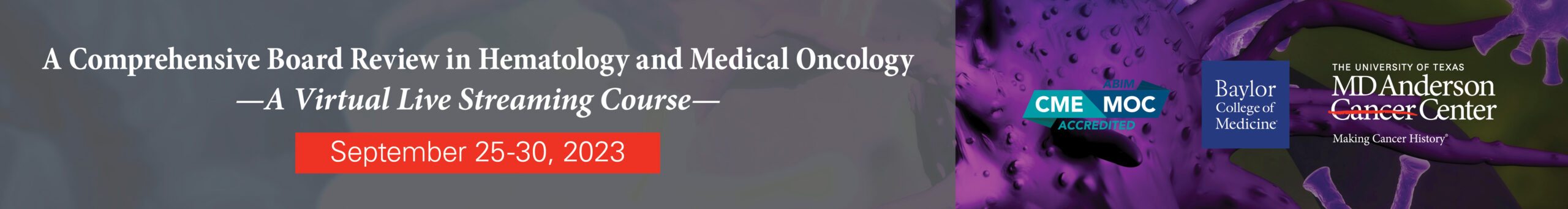 The MD Anderson Hematology and Medical Oncology Board Review 2023 (Videos + PDF)