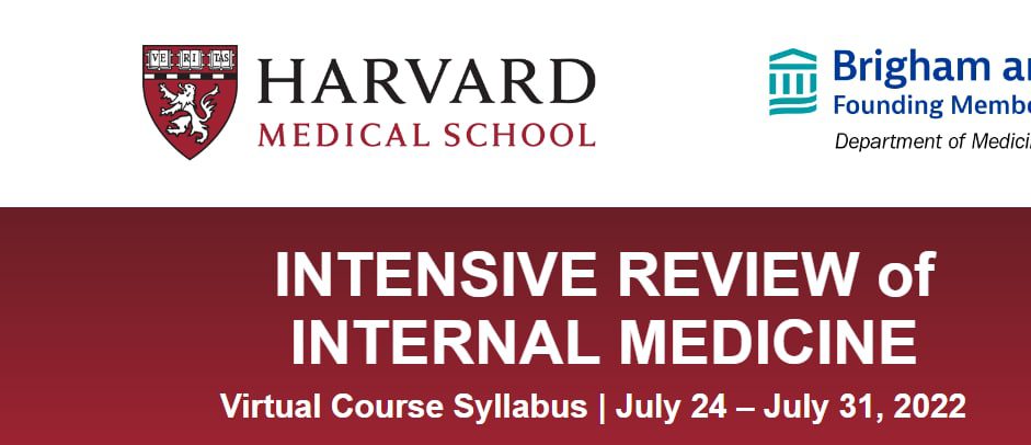 45th Harvard Annual Intensive Review of Internal Medicine 2022