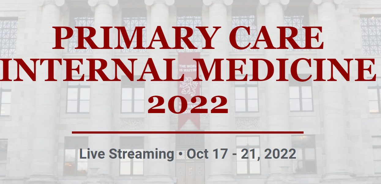 Harvard PRIMARY CARE INTERNAL MEDICINE 2022