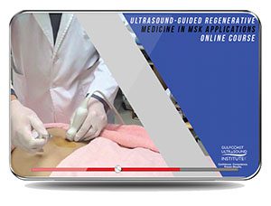 GCUS Ultrasound Guided Regenerative Medicine in MSK Applications 2020 (Gulfcoast Ultrasound Institute) (Videos + Exam-mode Quiz)