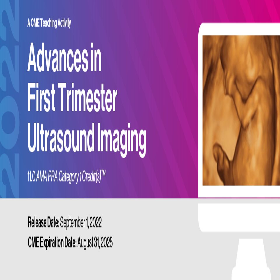 2022 Advances in First Trimester Ultrasound Imaging ( VIDEOS)