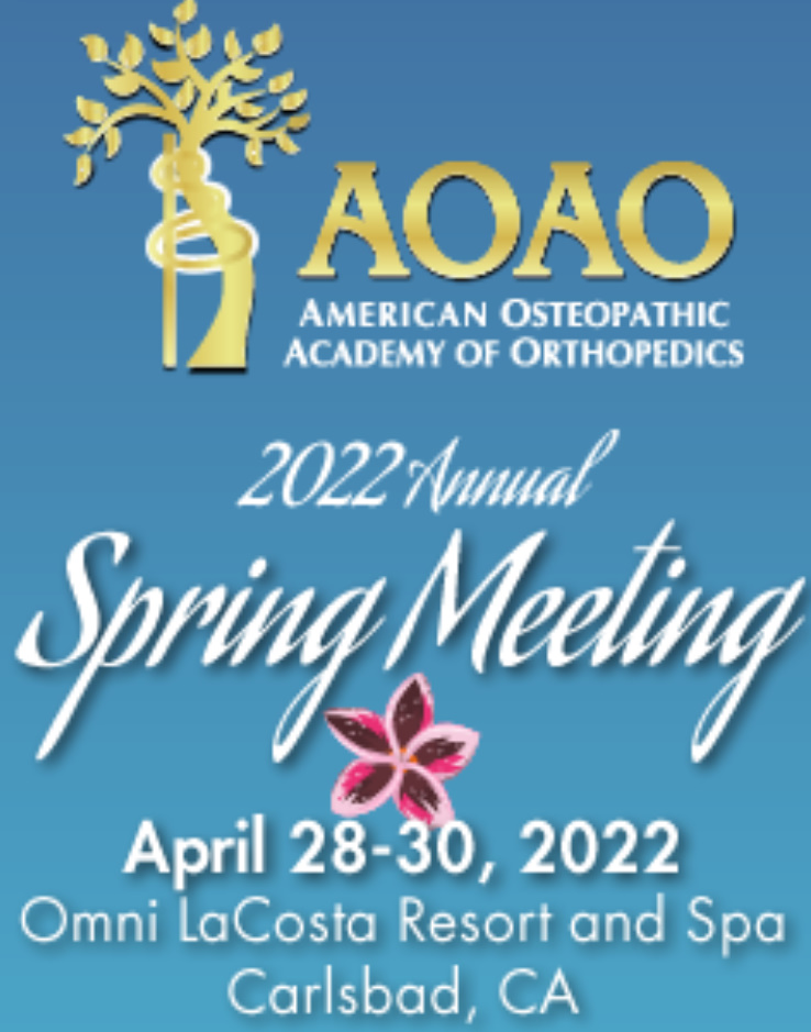 AOAO 62nd Annual Spring Meeting 2022
