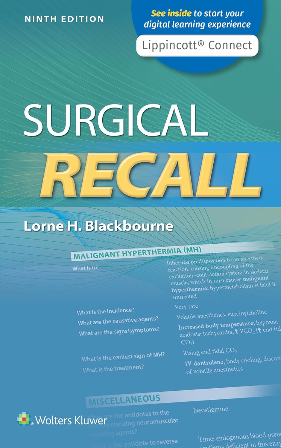 Surgical Recall (Lippincott Connect) Ninth