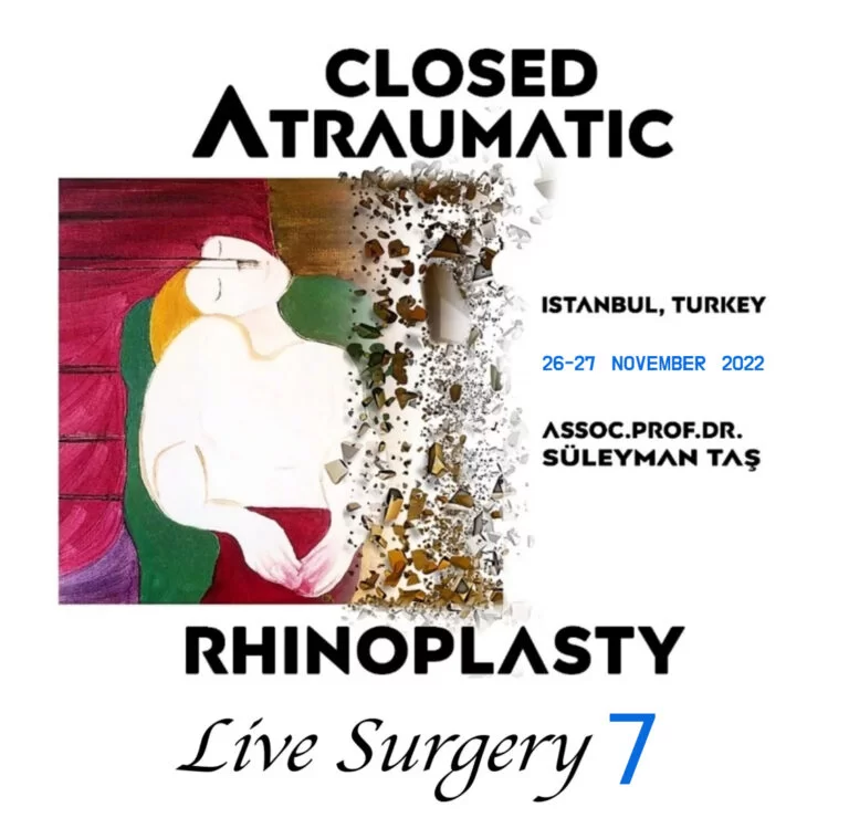 Closed Atraumatic Rhinoplasty Live Surgery DVD 7 2022 (2 Cases: Rhinoplasty + FaceLift & NeckLift)