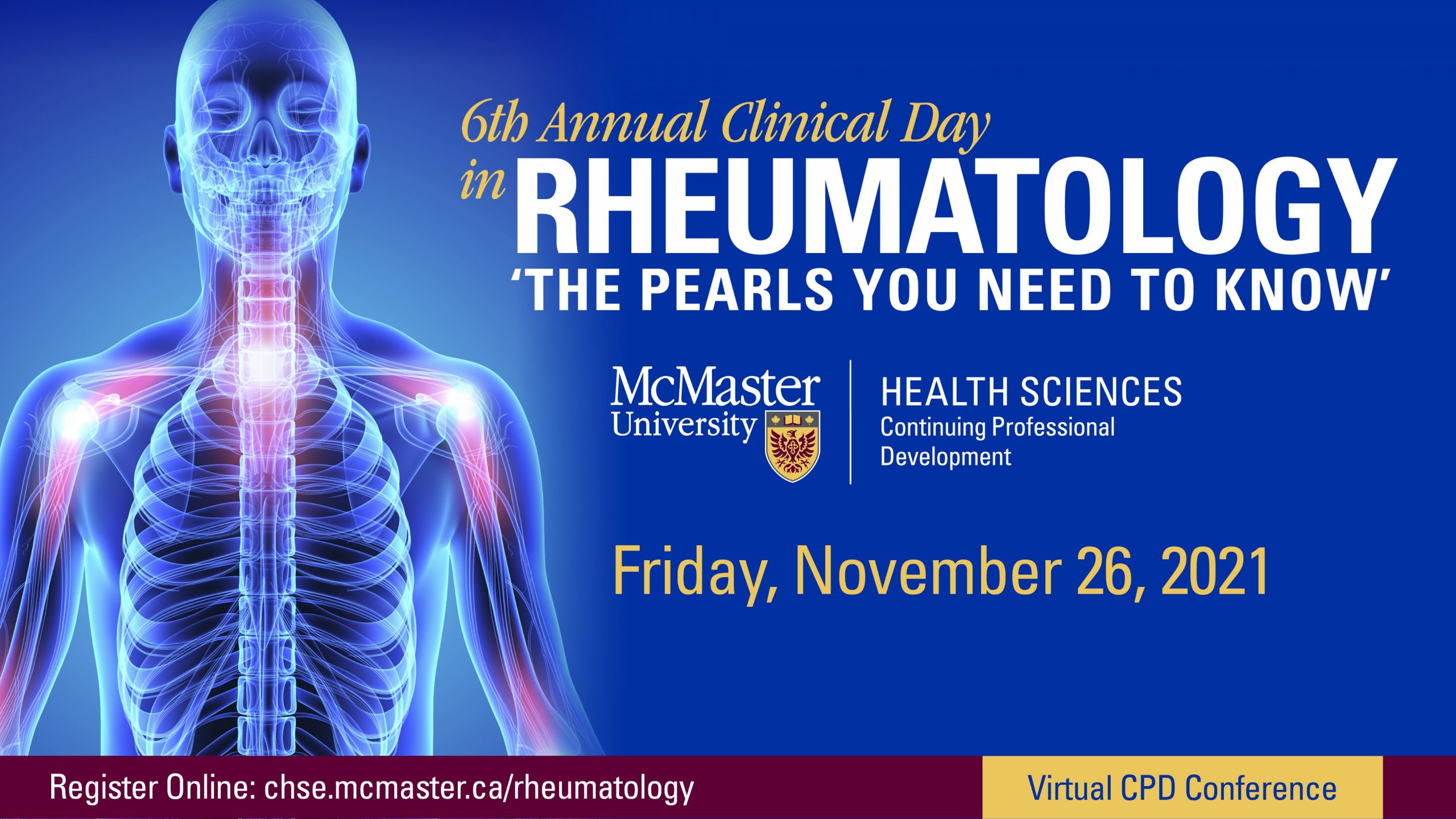 McMaster University 6th Annual Clinical Day in Rheumatology 2021