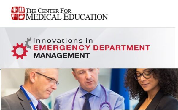 2022 Innovations in ED Management Self-Study Course CCME