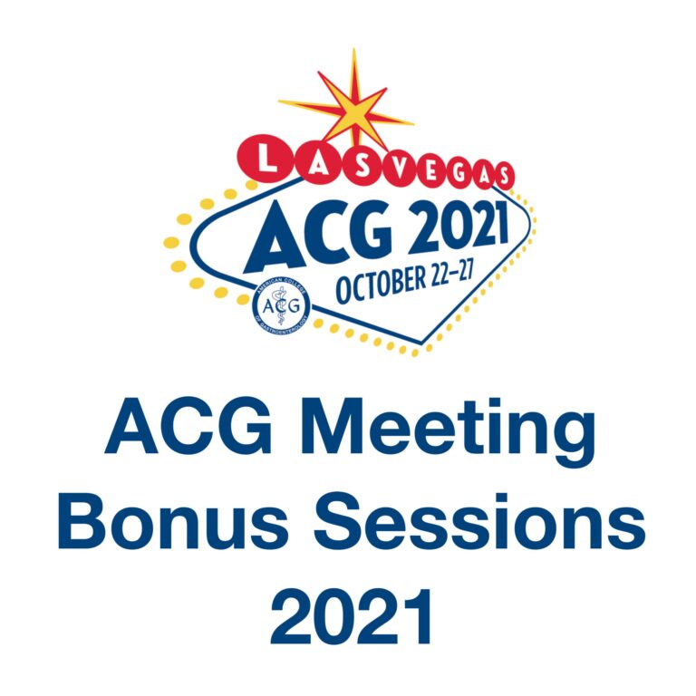 ACG Meeting Bonus Sessions 2021