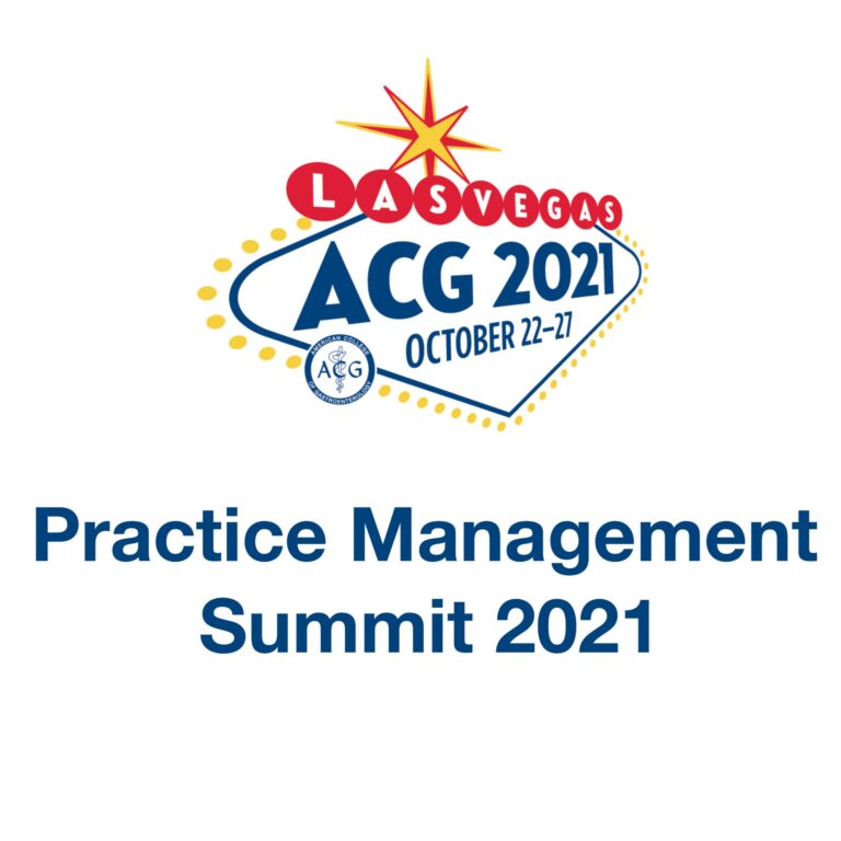 ACG Practice Management Course Summit 2021