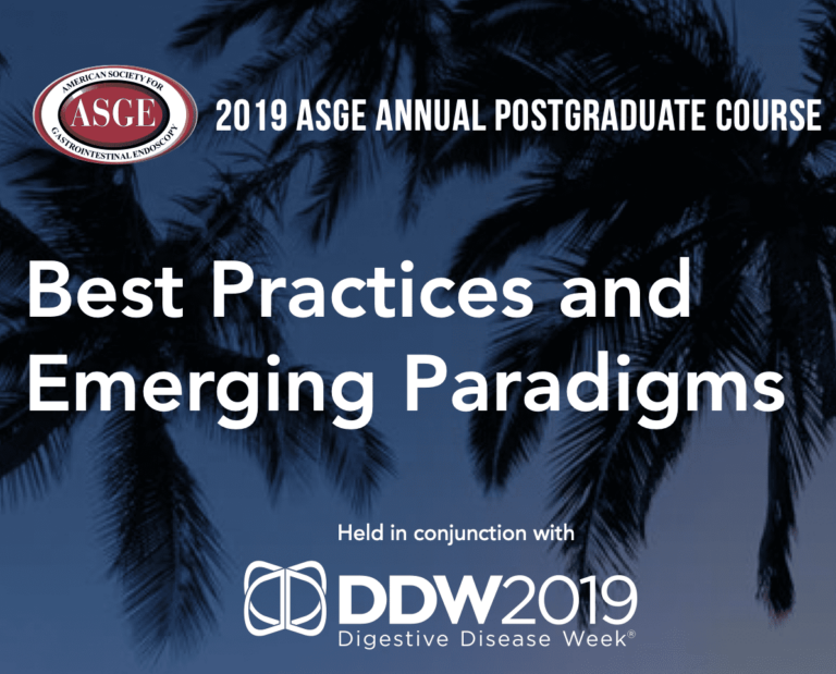 ASGE Annual Postgraduate Course at DDW