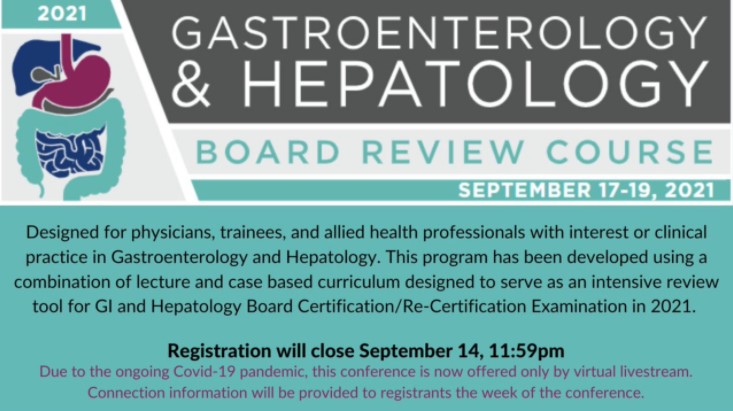 Baylor College Of Medicine Annual GI And Hepatology Board Review Course 2021 (Videos)