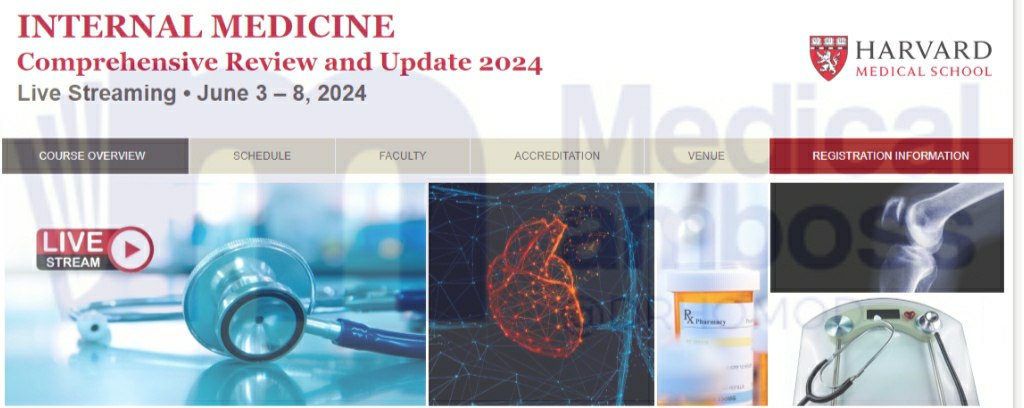 Harvard INTERNAL MEDICINE Comprehensive Review and Update 2024