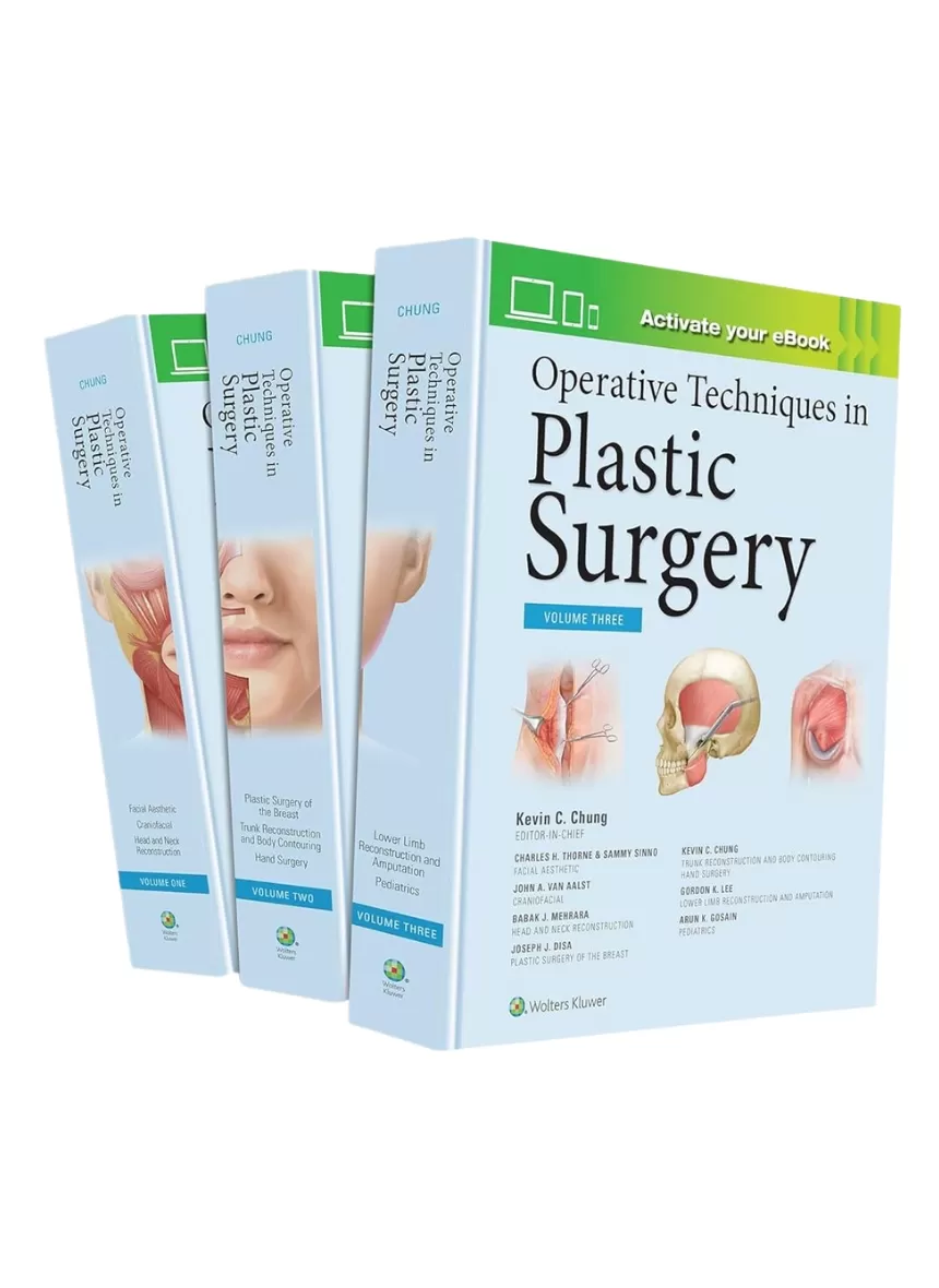 Operative Techniques In Plastic Surgery, 3 Volumes Set