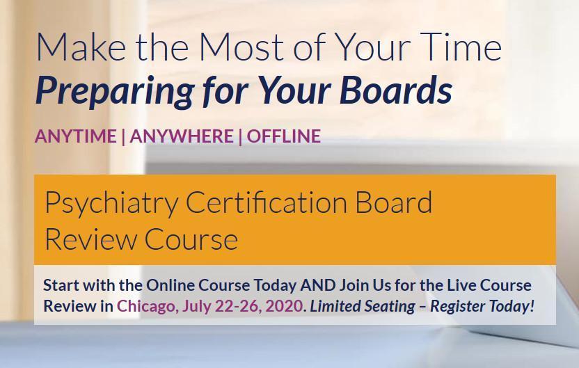 Psychiatry Certification Board Review Course 2020 (The Passmachine) (Videos)