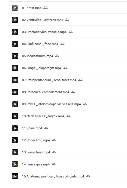 Radiopaedia IMAGING ANATOMY COURSE