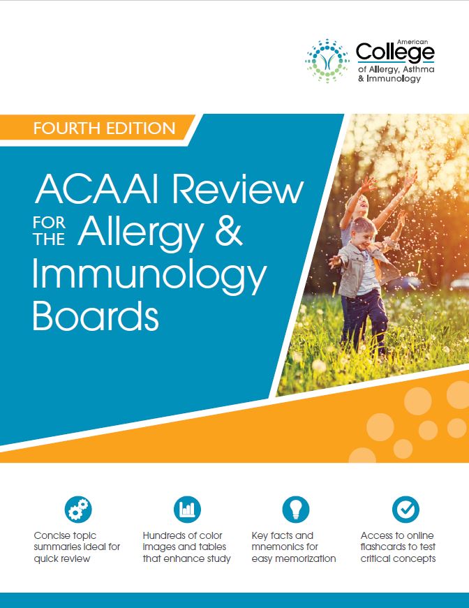 ACAAI Review For The Allergy & Immunology Boards, Fourth Edition