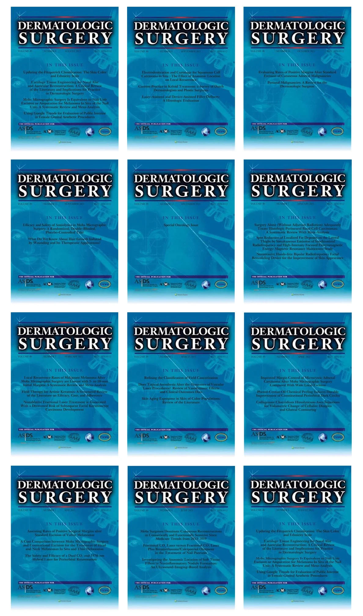 Dermatologic Surgery 2023 Full Archives (True PDF)