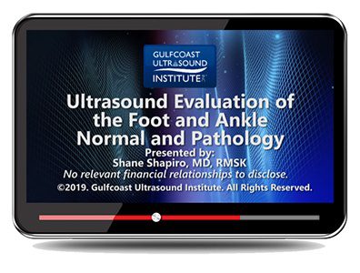 Gulfcoast: Ultrasound Evaluation of the Foot and Ankle: Normal and Pathology