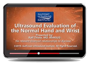 Gulfcoast: Ultrasound Evaluation of the Hand and Wrist