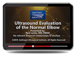 Gulfcoast: Ultrasound Evaluation of the Normal Elbow