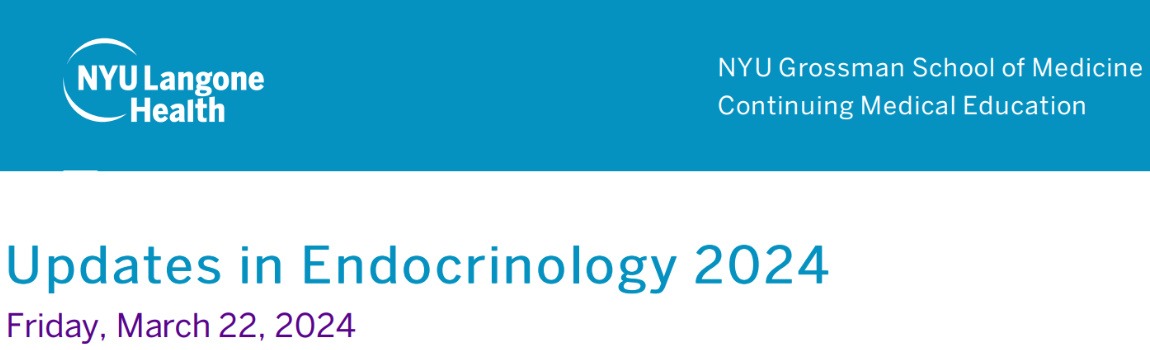 NYU Langone Health Updates in Endocrinology 2024