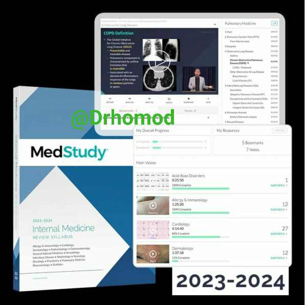 Medstudy 2023-2024 Internal Medicine Board Review Course