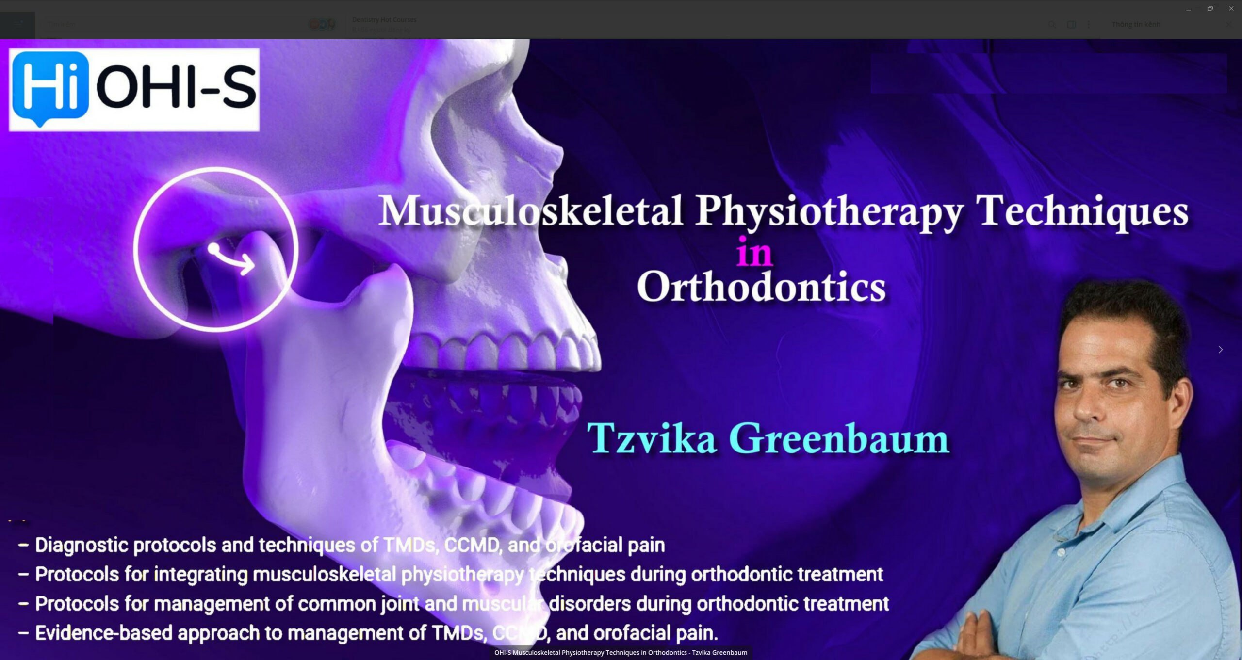 Musculoskeletal Physiotherapy Techniques in Orthodontics