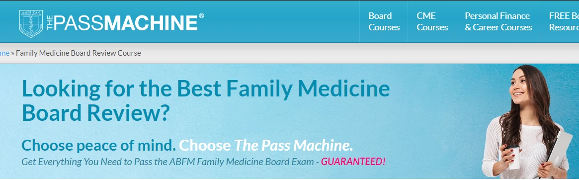 The PassMachine Family Medicine Board Review 2024