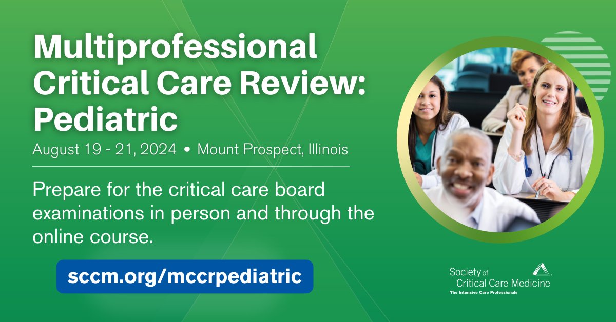 SCCM Multiprofessional Critical Care Review: Pediatric Online 2024