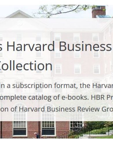 EBSCO eBooks Harvard Business Review Press