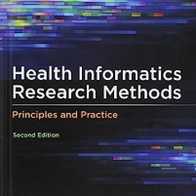 Health Informatics Research Methods, 2nd Edition (PDF Book)